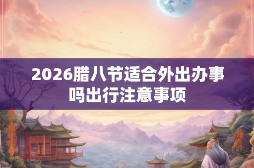 2026腊八节适合外出办事吗出行注意事项