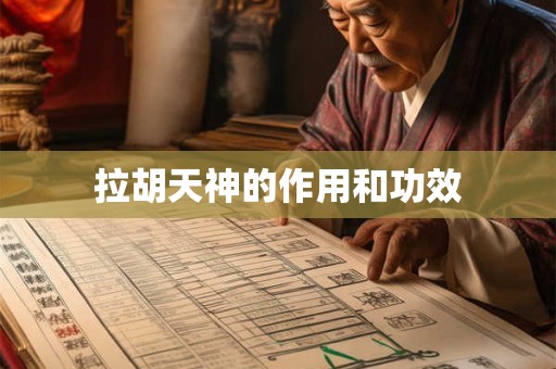 拉胡天神的作用和功效