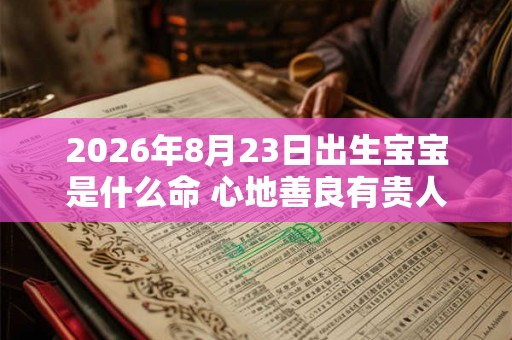 2026年8月23日出生宝宝是什么命 心地善良有贵人帮助