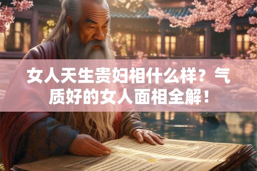 女人天生贵妇相什么样?气质好的女人面相全解! 女人天生贵妇相什么样?气质好的女人面相全解!