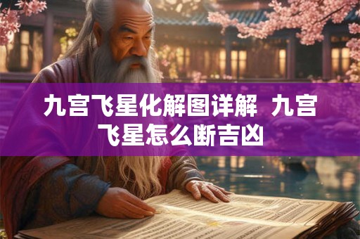 九宫飞星化解图详解  九宫飞星怎么断吉凶