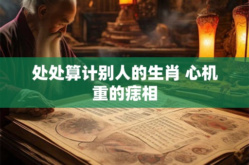 处处算计别人的生肖 心机重的痣相