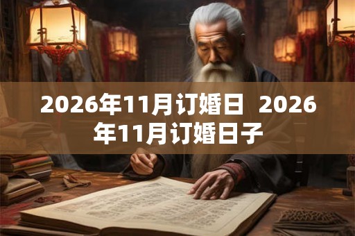 2026年11月订婚日 2026年11月订婚日子 2026年11月订婚日 2026年11月订婚日子
