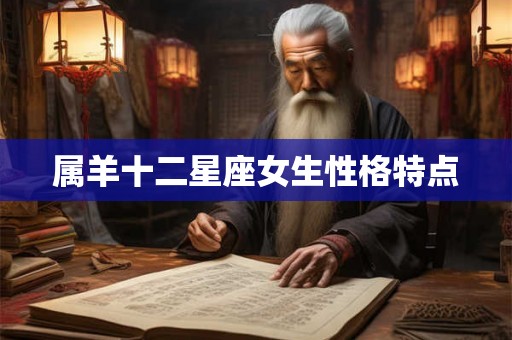 属羊十二星座女生性格特点