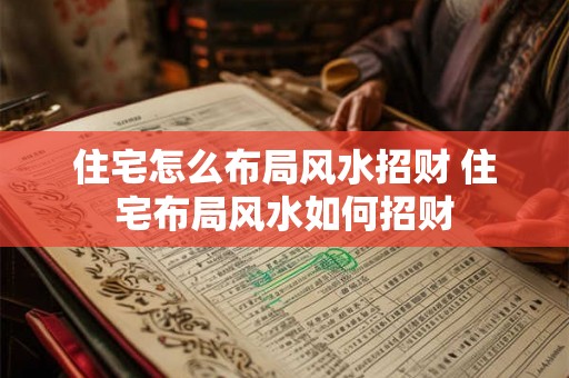 住宅怎么布局风水招财 住宅布局风水如何招财 住宅怎么布局风水招财 住宅布局风水如何招财