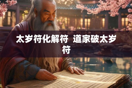 太岁符化解符  道家破太岁符