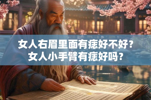 女人右眉里面有痣好不好？女人小手臂有痣好吗？