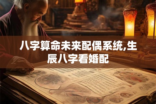 八字算命未来配偶系统,生辰八字看婚配