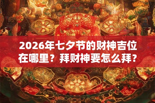 2026年七夕节的财神吉位在哪里？拜财神要怎么拜？