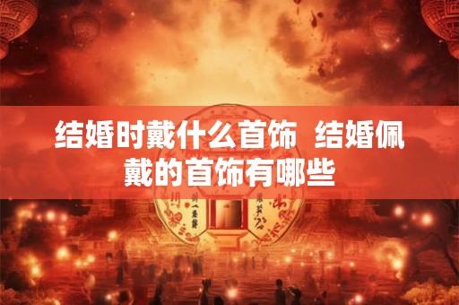 结婚时戴什么首饰  结婚佩戴的首饰有哪些