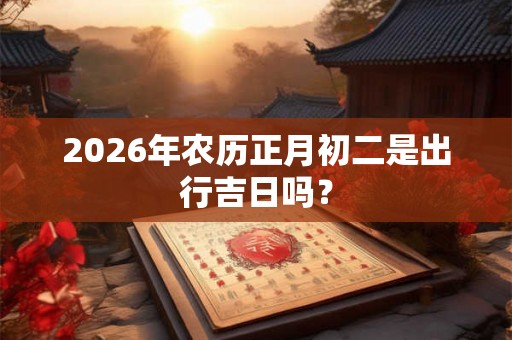 2026年农历正月初二是出行吉日吗？