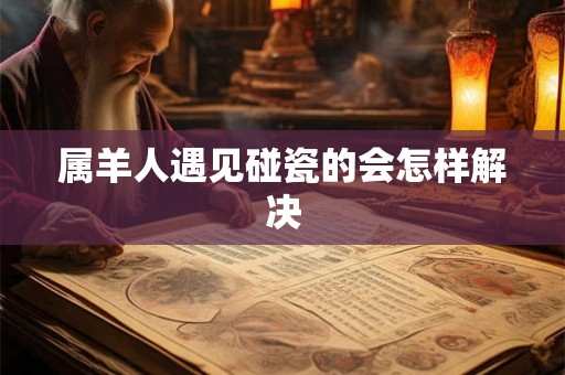 属羊人遇见碰瓷的会怎样解决