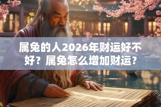 属兔的人2026年财运好不好?属兔怎么增加财运? 属兔的人2026年财运好不好?属兔怎么增加财运?