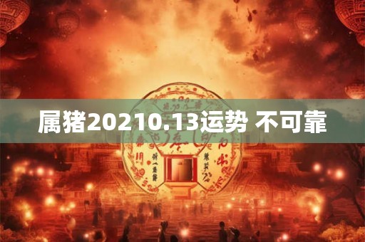 属猪20210.13运势 不可靠 属猪20210.13运势 不可靠