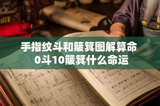 手指纹斗和簸箕图解算命  0斗10簸箕什么命运