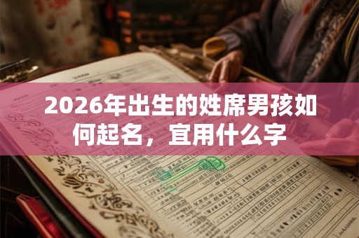 2026年出生的姓席男孩如何起名，宜用什么字