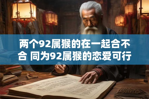 两个92属猴的在一起合不合 同为92属猴的恋爱可行吗