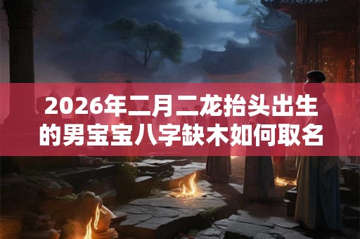 2026年二月二龙抬头出生的男宝宝八字缺木如何取名