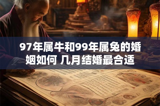 97年属牛和99年属兔的婚姻如何 几月结婚最合适 97年属牛和99年属兔的婚姻如何 几月结婚最合适