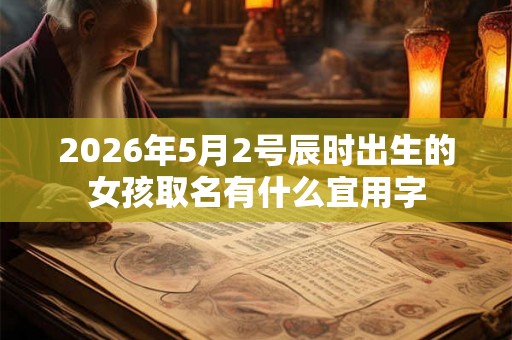 2026年5月2号辰时出生的女孩取名有什么宜用字