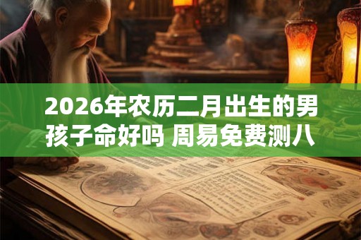 2026年农历二月出生的男孩子命好吗 周易免费测八字算命