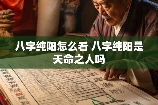 八字纯阳怎么看 八字纯阳是天命之人吗 八字纯阳怎么看 八字纯阳是天命之人吗