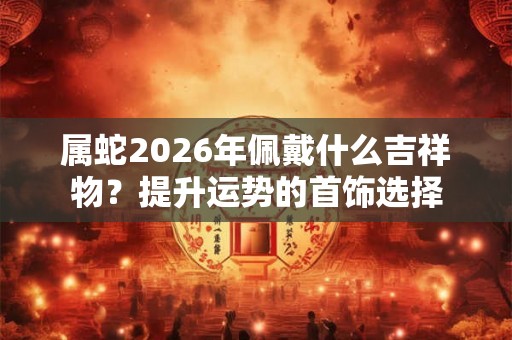 属蛇2026年佩戴什么吉祥物？提升运势的首饰选择
