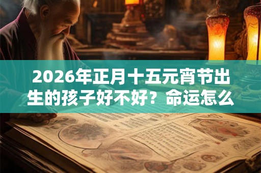 2026年正月十五元宵节出生的孩子好不好？命运怎么样？