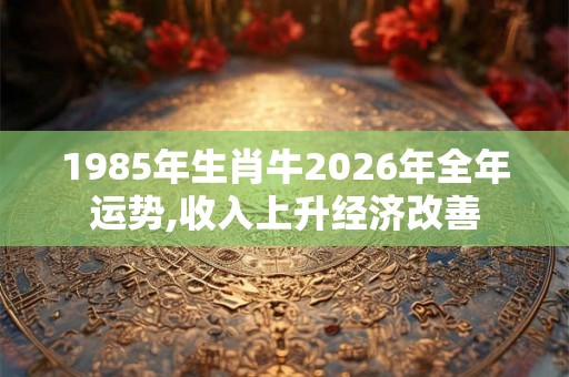 1985年生肖牛2026年全年运势,收入上升经济改善