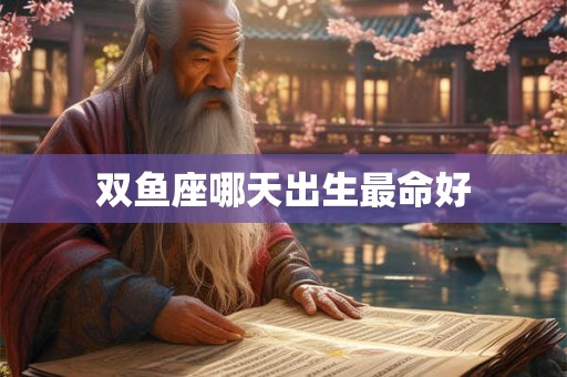 双鱼座哪天出生最命好