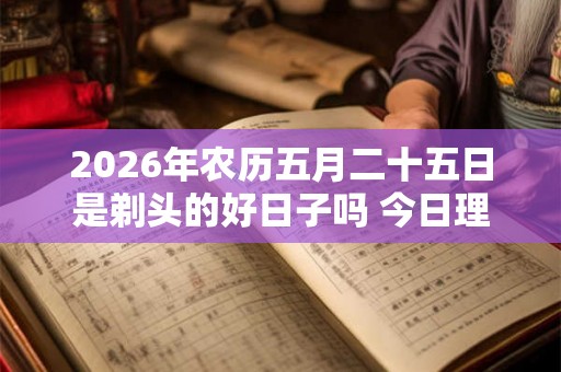 2026年农历五月二十五日是剃头的好日子吗 今日理发吉利吗