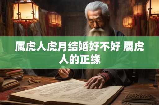 属虎人虎月结婚好不好 属虎人的正缘