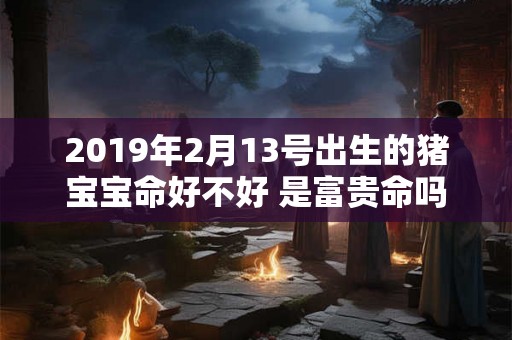2019年2月13号出生的猪宝宝命好不好 是富贵命吗