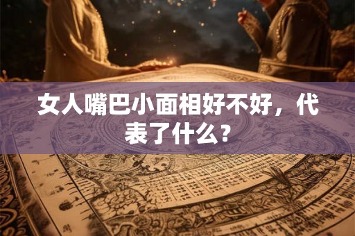 女人嘴巴小面相好不好，代表了什么？