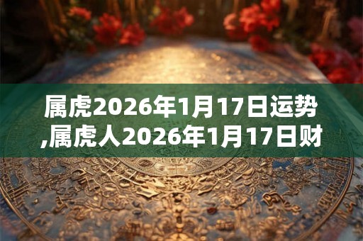 属虎2026年1月17日运势,属虎人2026年1月17日财运,生肖虎2026年1月17日运势