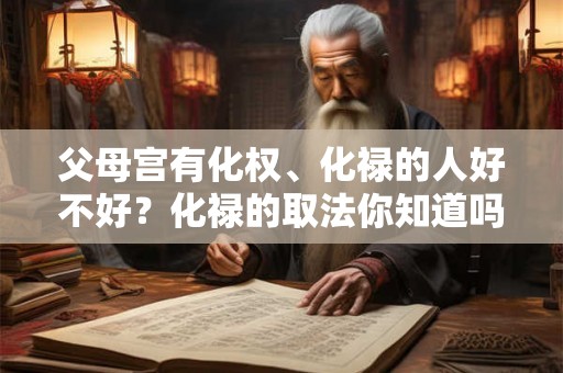 父母宫有化权、化禄的人好不好？化禄的取法你知道吗？