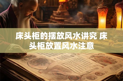 床头柜的摆放风水讲究 床头柜放置风水注意 床头柜的摆放风水讲究 床头柜放置风水注意