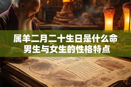 属羊二月二十生日是什么命 男生与女生的性格特点