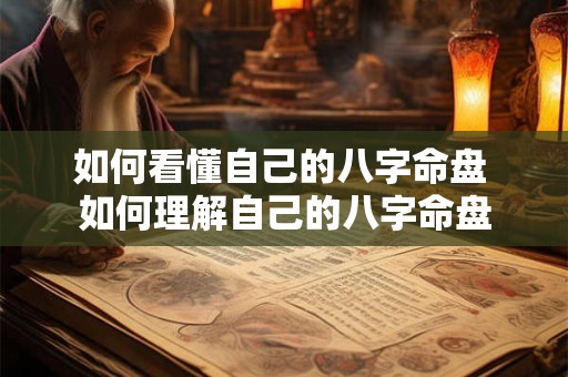 如何看懂自己的八字命盘 如何理解自己的八字命盘