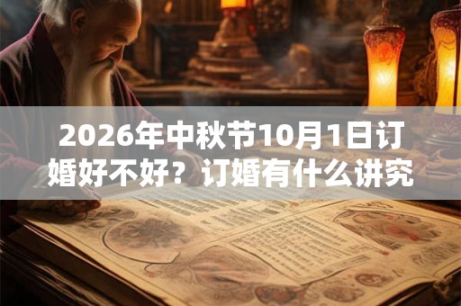 2026年中秋节10月1日订婚好不好？订婚有什么讲究和禁忌？