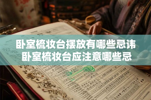 卧室梳妆台摆放有哪些忌讳 卧室梳妆台应注意哪些忌讳