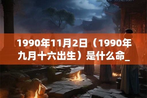 1990年11月2日（1990年九月十六出生）是什么命_命运如何