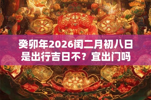 癸卯年2026闰二月初八日是出行吉日不？宜出门吗
