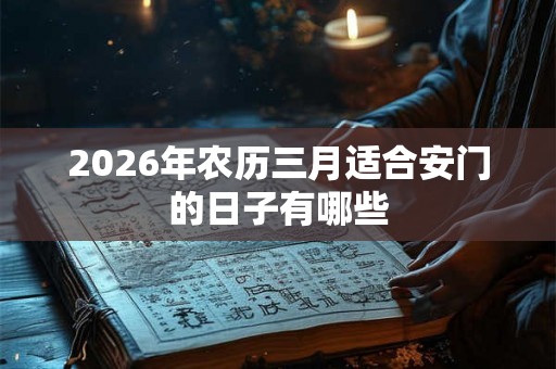 2026年农历三月适合安门的日子有哪些 2026年农历三月适合安门的日子有哪些