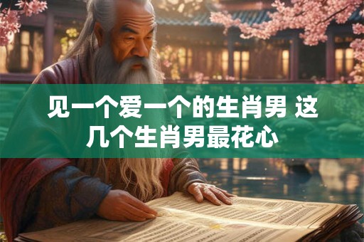 见一个爱一个的生肖男 这几个生肖男最花心