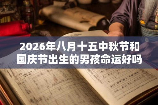 2026年八月十五中秋节和国庆节出生的男孩命运好吗？