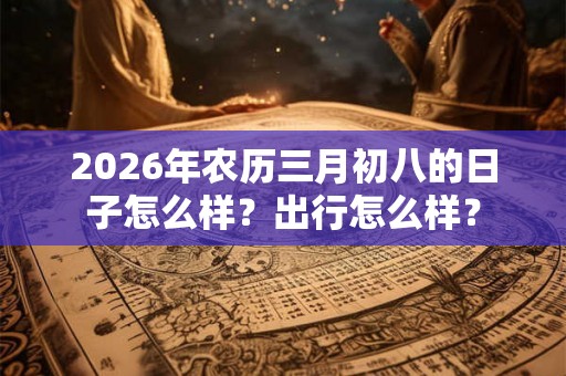 2026年农历三月初八的日子怎么样?出行怎么样? 2026年农历三月初八的日子怎么样?出行怎么样?