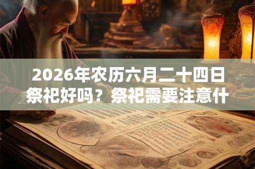 2026年农历六月二十四日祭祀好吗?祭祀需要注意什么? 2026年农历六月二十四日祭祀好吗?祭祀需要注意什么?