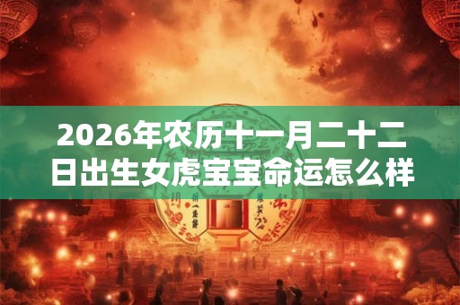 2026年农历十一月二十二日出生女虎宝宝命运怎么样？