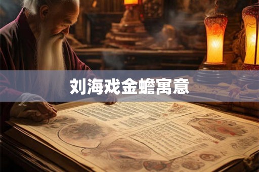 刘海戏金蟾寓意